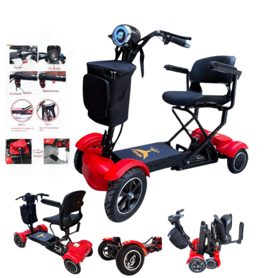 صورة دباب كهربائي 4 عجلات لكبار السن 36v